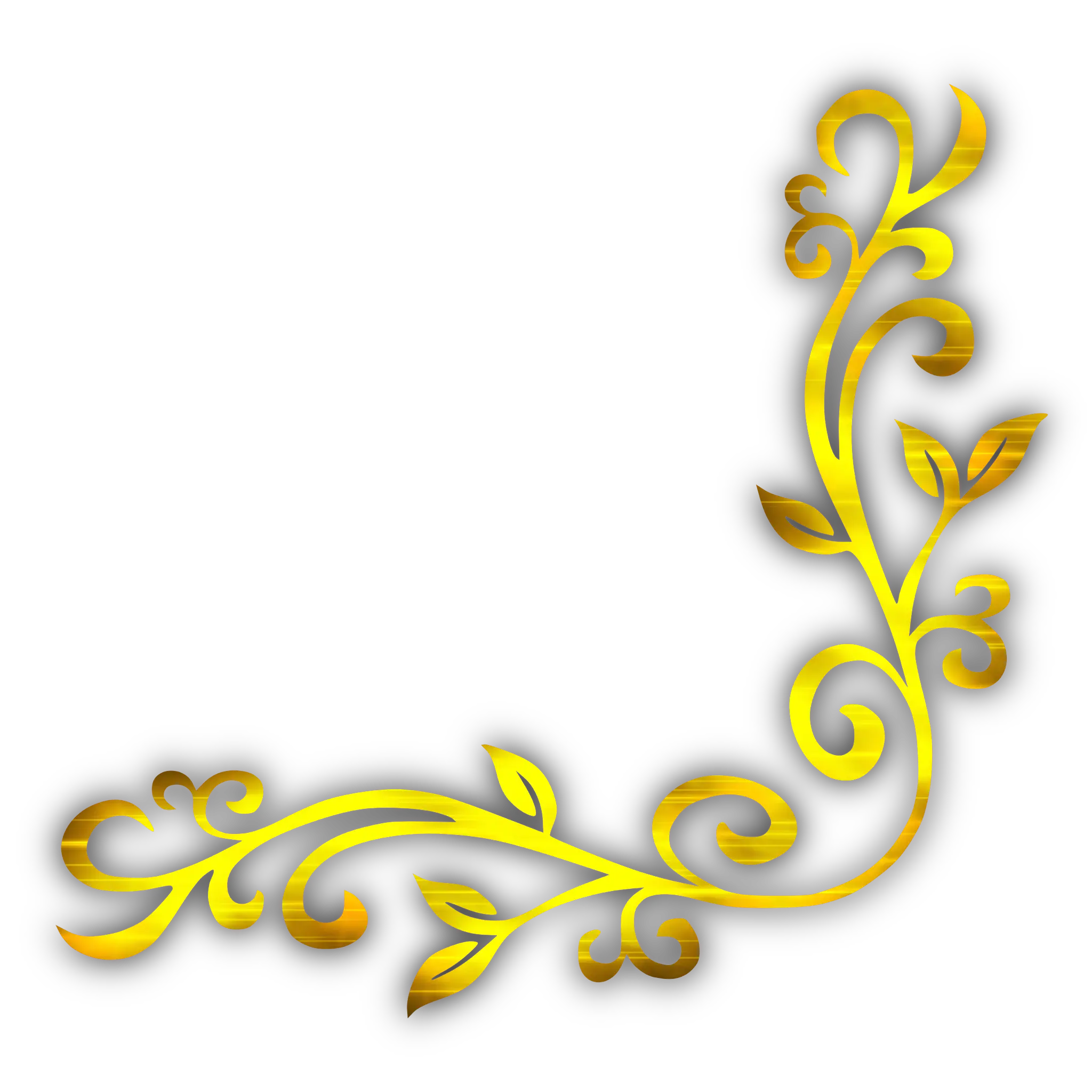 Gold trim